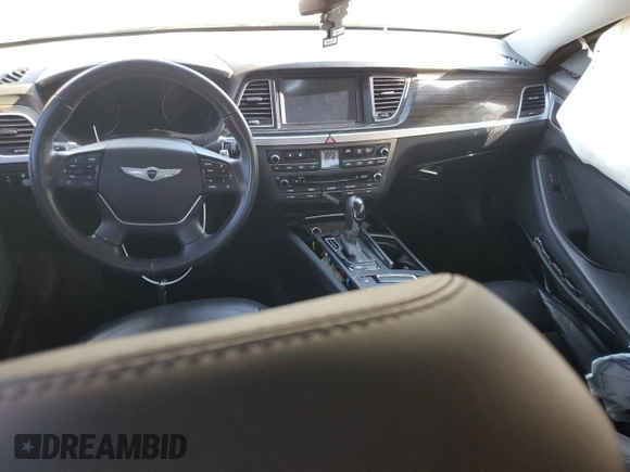 2015 Hyundai Genesis 3.8L with VIN KMHGN4JE0FU084609, listed as a Copart auction lot 42638375 with 87,119 mi miles and Salvage Title. Bid and sale history available at DreamBid. Image 8.