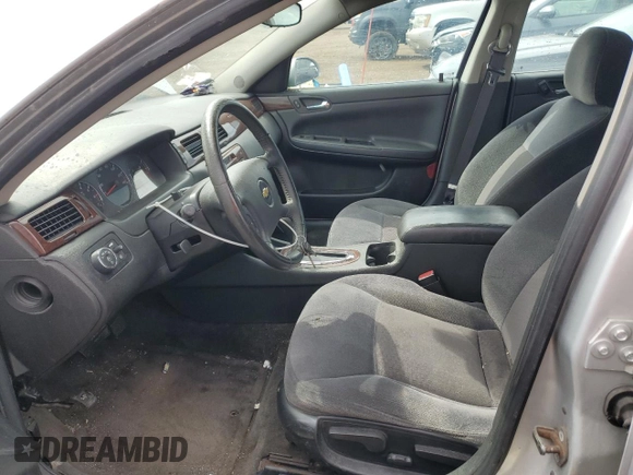 2010 Chevrolet Impala LT with VIN 2G1WB5EK0A1218448, listed as a Copart auction lot 50371945 with 167,017 mi miles and Salvage Title. Bid and sale history available at DreamBid. Image 7.