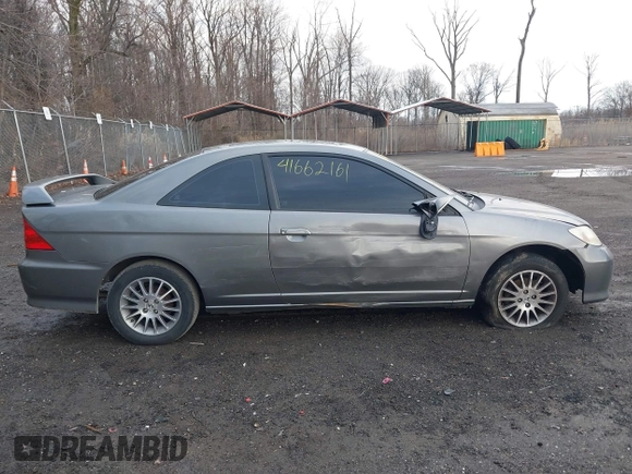 2005 Honda Civic EX with VIN 1HGEM21905L023773, listed as a IAAI auction lot 41662161 with 167,129 mi miles. Bid and sale history available at carsss.com. Image 13.