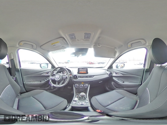 2019 Mazda CX-3 Sport with VIN JM1DKFB76K0410555, listed as a Copart auction lot 46980885 with 12,434 mi miles and Salvage Title. Bid and sale history available at DreamBid. Image 16.