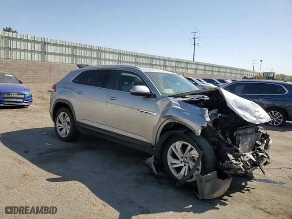 2021 Volkswagen Atlas Cross Sport 2.0T SEL with VIN 1V2BC2CA3MC222082, listed as a Copart auction lot 73531404 with 63,221 mi miles and Salvage Title. Bid and sale history available at carsss.com. Image 11.