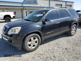 2008 GMC Acadia SLT1 z VIN 1GKEV23788J214546, wystawiony jako Copart lot #52811385 z przebiegiem 146 714 mil mil oraz Szkoda całkowita • Salvage title. Historia ofert i sprzedaży dostępna na DreamBid. Obrazek 1.