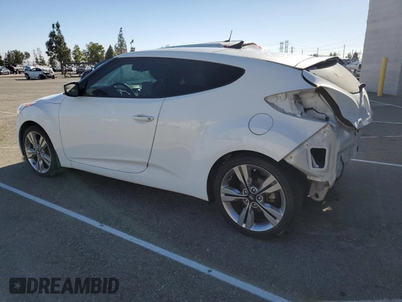 2016 Hyundai Veloster with VIN KMHTC6AD2GU289258, listed as a Copart auction lot 65821443 with 64,420 mi miles. Bid and sale history available at carsss.com. Image 2.