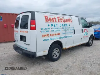 2006 Chevrolet Express Cargo Van with VIN 1GCFG15X661200384, listed as a IAAI auction lot 39232859 with 131,530 mi miles. Bid and sale history available at carsss.com. Image 4.