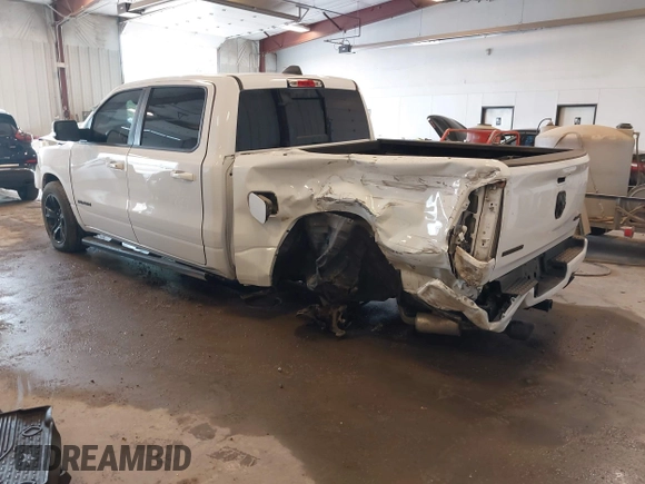 2020 Ram 1500 Big Horn with VIN 1C6SRFFTXLN241064, listed as a IAAI auction lot 42268373 with 116,167 mi miles and . Bid and sale history available at DreamBid. Image 3.
