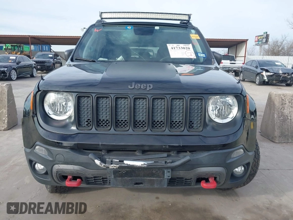 2019 Jeep Renegade Trailhawk with VIN ZACNJBC18KPK06583, listed as a IAAI auction lot 41733020 with 73,666 mi miles and . Bid and sale history available at DreamBid. Image 12.