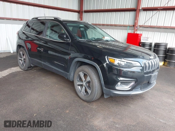 2019 Jeep Cherokee Limited with VIN 1C4PJMDX7KD137829, listed as a IAAI auction lot 42437417 with 143,214 mi miles and . Bid and sale history available at DreamBid. Image 1.