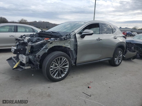 2022 Lexus NX with VIN 2T2GKCEZ1NC007467, listed as a Copart auction lot 82642034 with 4,058 mi miles and Salvage Title. Bid and sale history available at carsss.com. Image 1.