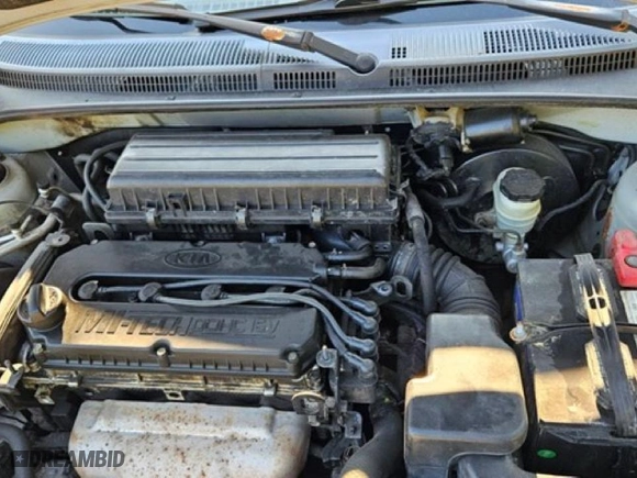 2004 Kia Rio with VIN KNADC125546325654, listed as a Copart auction lot 65521594 with 157,436 mi miles and Salvage Title. Bid and sale history available at carsss.com. Image 10.