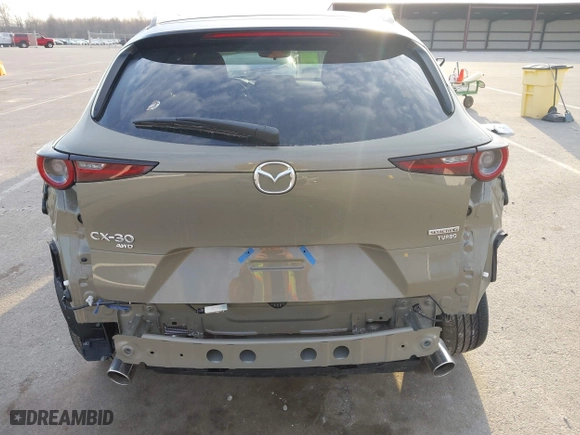 2025 Mazda CX-30 2.5 Carbon Turbo with VIN 3MVDMBXY5SM788253, listed as a IAAI auction lot 41785313 with 1,026 mi miles. Bid and sale history available at carsss.com. Image 6.