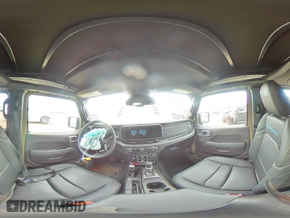 2025 Jeep Wrangler Rubicon with VIN 1C4RJXR61SW513701, listed as a Copart auction lot 59692735 with 4,778 mi miles and Salvage title. Bid and sale history available at DreamBid. Image 14.