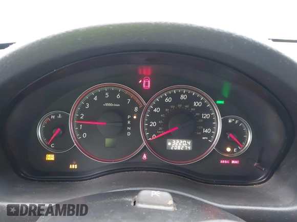 2008 Subaru Legacy Special with VIN 4S3BL616087213555, listed as a IAAI auction lot 41885783 with 208,274 mi miles and . Bid and sale history available at DreamBid. Image 7.