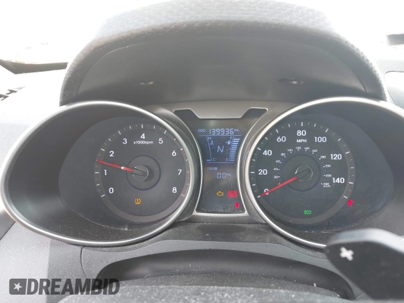 2013 Hyundai Veloster w/Black Int with VIN KMHTC6AD7DU161769, listed as a IAAI auction lot 42448221 with 139,936 mi miles and . Bid and sale history available at DreamBid. Image 7.