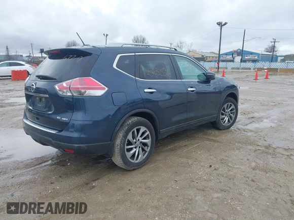 2015 Nissan Rogue SV with VIN 5N1AT2MV2FC792815, listed as a IAAI auction lot 41726739 with 206,296 mi miles. Bid and sale history available at carsss.com. Image 4.