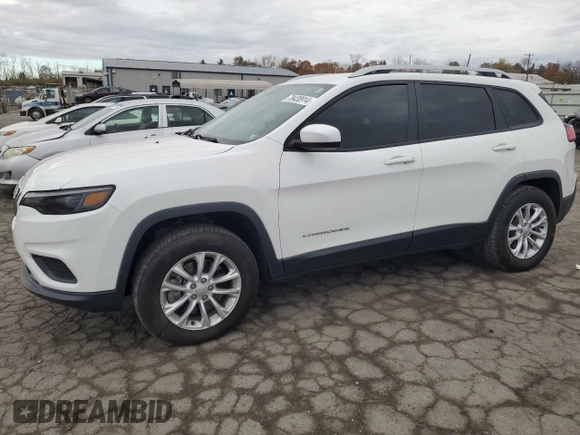 2020 Jeep Cherokee Latitude with VIN 1C4PJMCB3LD580146, listed as a Copart auction lot 78438914 with 54,738 mi miles and Salvage title. Bid and sale history available at DreamBid. Image 1.
