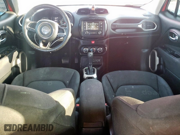 2015 Jeep Renegade Latitude with VIN ZACCJABT9FPB37819, listed as a Copart auction lot 52255935 with 136,830 mi miles and Salvage Title. Bid and sale history available at DreamBid. Image 8.