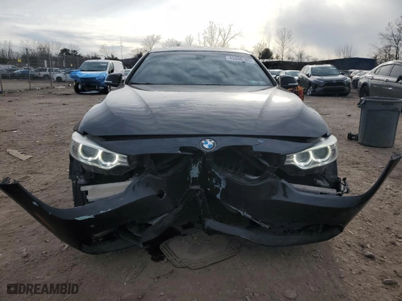 2017 BMW 4 Series 430i with VIN WBA4F7C50HG786401, listed as a Copart auction lot 45880585 with 101,579 mi miles and Salvage Title. Bid and sale history available at carsss.com. Image 5.