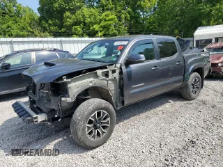 2021 Toyota Tacoma SR with VIN 3TYCZ5AN2MT017383, listed as a Copart auction lot 59295815 with 49,728 mi miles and Salvage title. Bid and sale history available at DreamBid. Image 1.