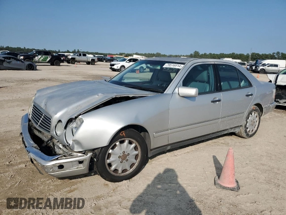 1999 Mercedes-Benz E-Class with VIN WDBJF65H9XA903481, listed as a Copart auction lot 79516914 with 201,080 mi miles and Salvage Title. Bid and sale history available at carsss.com. Image 1.