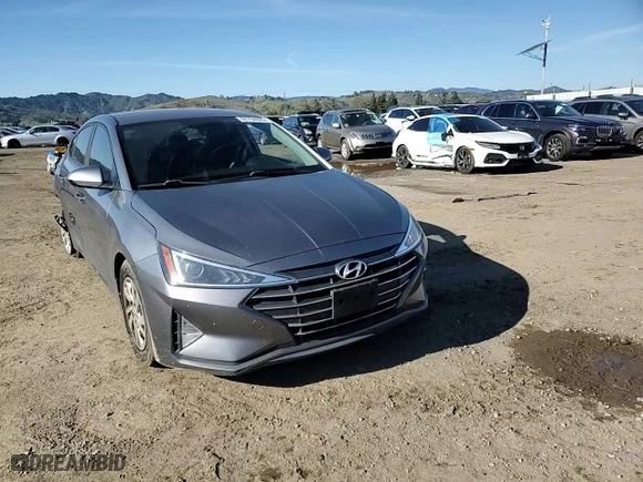 2019 Hyundai Elantra SE with VIN KMHD74LF1KU872764, listed as a Copart auction lot 44794025 with 105,031 mi miles and Salvage Title. Bid and sale history available at carsss.com. Image 10.