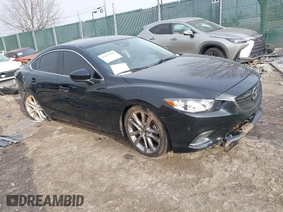 2017 Mazda Mazda6 Touring with VIN JM1GL1V5XH1117820, listed as a IAAI auction lot 41617395 with 117,081 mi miles. Bid and sale history available at carsss.com. Image 1.