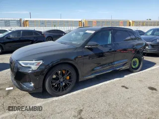 2023 Audi e-tron Chronos with VIN WA1VABGE3PB013236, listed as a Copart auction lot 57913445 with 9,501 mi miles and Salvage title. Bid and sale history available at DreamBid. Image 1.
