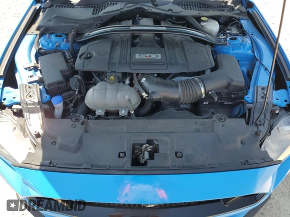2022 Ford Mustang GT Premium with VIN 1FATP8FF8N5107462, listed as a Copart auction lot 60014115 with 58,878 mi miles and Salvage title. Bid and sale history available at DreamBid. Image 11.