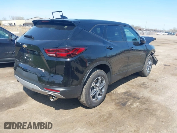 2023 Chevrolet Blazer LT with VIN 3GNKBCR49PS100263, listed as a IAAI auction lot 42117470 with 33,747 mi miles and . Bid and sale history available at DreamBid. Image 4.