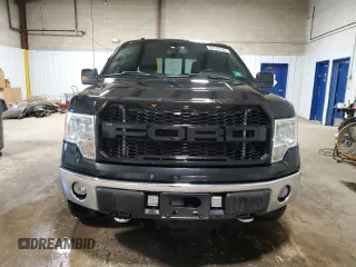 2012 Ford F-150 XL with VIN 1FTFW1EF3CFC38227, listed as a Copart auction lot 54176145 with 161,670 mi miles and Salvage Title. Bid and sale history available at carsss.com. Image 5.