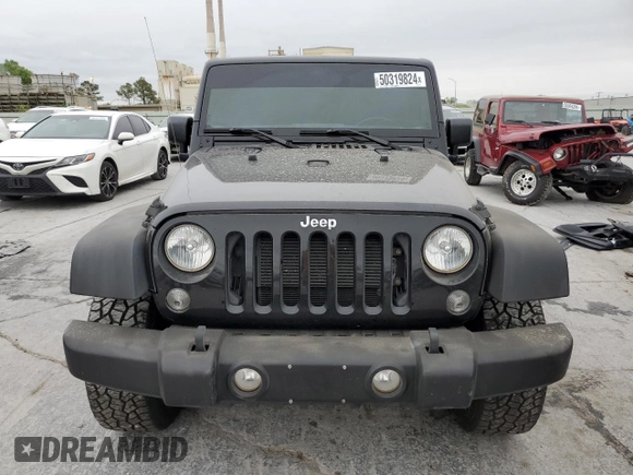 2018 Jeep Wrangler JK Unlimited Sport S with VIN 1C4BJWDG2JL887195, listed as a Copart auction lot 50319824 with 70,177 mi miles and Salvage Title. Bid and sale history available at carsss.com. Image 5.