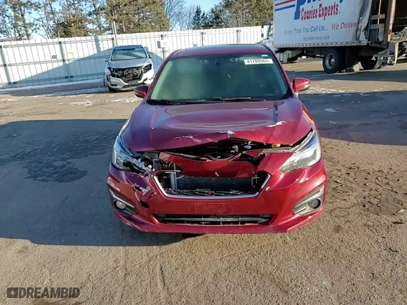 2017 Subaru Impreza Limited with VIN 4S3GKAT68H3622869, listed as a Copart auction lot 41789565 with 72,159 mi miles and Salvage Title. Bid and sale history available at carsss.com. Image 11.