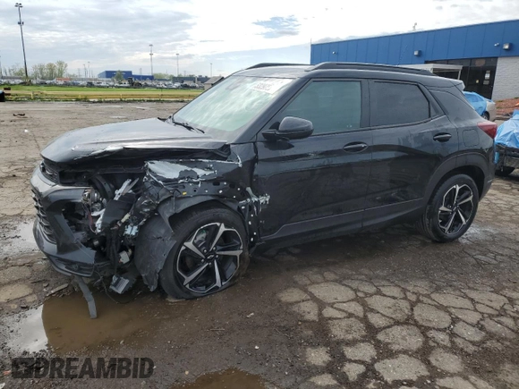 2021 Chevrolet TrailBlazer RS with VIN KL79MTSL3MB052606, listed as a Copart auction lot 53297584 with 55,204 mi miles and . Bid and sale history available at DreamBid. Image 1.