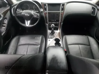2018 Infiniti Q50 Luxe with VIN JN1EV7AR1JM433482, listed as a Copart auction lot 57093905 with Not provided miles and Salvage title. Bid and sale history available at DreamBid. Image 8.