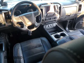 2015 GMC Sierra 2500HD available WiFi Denali with VIN 1GT120E8XFF624844, listed as a Copart auction lot 42063375 with 214,766 mi miles and Salvage Title. Bid and sale history available at carsss.com. Image 8.