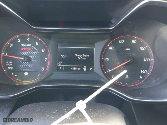 2021 Chevrolet TrailBlazer RS with VIN KL79MTSL2MB112892, listed as a IAAI auction lot 38499069 with 48,801 mi miles. Bid and sale history available at carsss.com. Image 7.