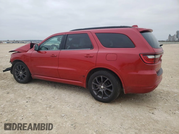 2017 Dodge Durango R/T with VIN 1C4SDHCT4HC906695, listed as a Copart auction lot 42780645 with 72,598 mi miles and Salvage Title. Bid and sale history available at carsss.com. Image 2.