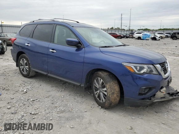2019 Nissan Pathfinder S z VIN 5N1DR2MM8KC652376, wystawiony jako Copart lot #51892774 z przebiegiem 75 359 mil mil oraz Szkoda całkowita • Salvage title. Historia ofert i sprzedaży dostępna na DreamBid. Obrazek 4.
