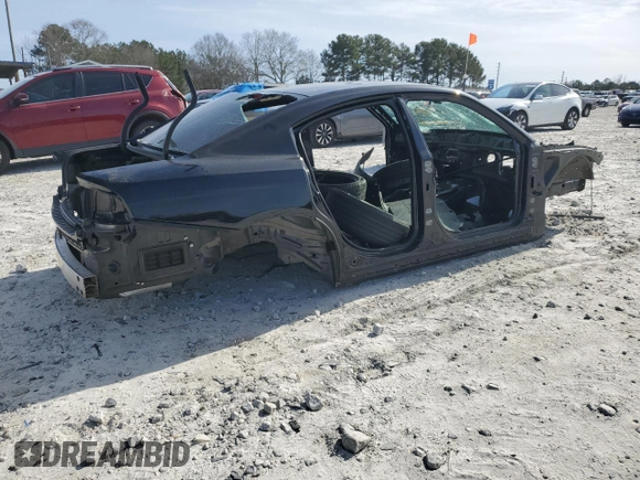 2019 Dodge Charger SRT Hellcat with VIN 2C3CDXL94KH522427, listed as a Copart auction lot 48453975 with Not Provided miles and Non Repairable. Bid and sale history available at DreamBid. Image 3.