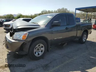 2007 Nissan Titan XE with VIN 1N6AA06A07N240208, listed as a Copart auction lot 59276745 with 138,524 mi miles and Salvage title. Bid and sale history available at DreamBid. Image 1.