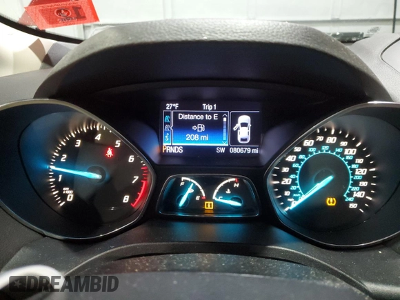 2013 Ford Escape SE with VIN 1FMCU9GX6DUB35664, listed as a Copart auction lot 45922995 with 80,679 mi miles and Salvage Title. Bid and sale history available at carsss.com. Image 9.