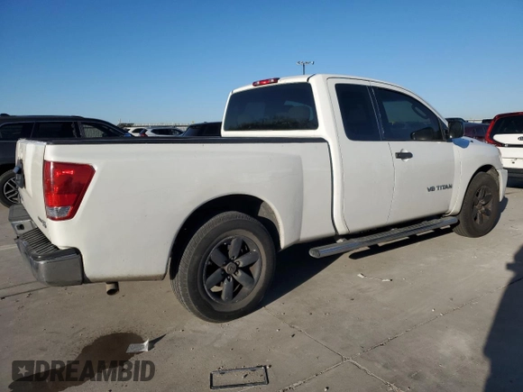 2008 Nissan Titan SE with VIN 1N6BA06A68N345258, listed as a Copart auction lot 42289375 with 218,042 mi miles and Salvage Title. Bid and sale history available at carsss.com. Image 3.