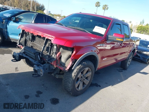 2013 Ford F-150 XL with VIN 1FTFW1ET2DKE38806, listed as a IAAI auction lot 42002353 with 106,073 mi miles. Bid and sale history available at carsss.com. Image 2.