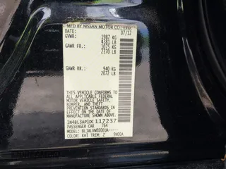 2013 Nissan Altima SL z VIN 1N4BL3AP1DC117237, wystawiony jako IAAI lot #42250551 z przebiegiem Nie podano mil oraz . Historia ofert i sprzedaży dostępna na DreamBid. Obrazek 9.