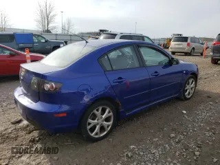 2007 Mazda 3 S Sport with VIN JM1BK323X71603764, listed as a Copart auction lot 80986284 with 129,811 mi miles and Non Repairable. Bid and sale history available at carsss.com. Image 3.