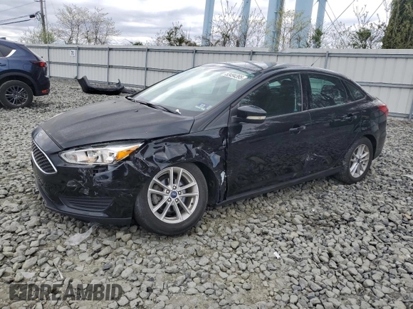 2017 Ford Focus SE with VIN 1FADP3F22HL259810, listed as a Copart auction lot 53494395 with 53,849 mi miles and Salvage Title. Bid and sale history available at carsss.com. Image 1.
