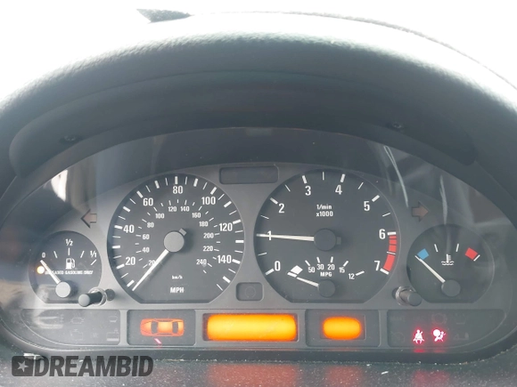 2000 BMW 3 Series 328i with VIN WBAAM5330YFR16615, listed as a IAAI auction lot 41496845 with Not Provided miles. Bid and sale history available at carsss.com. Image 7.