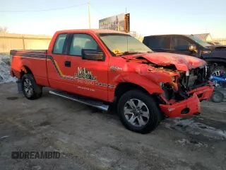 2013 Ford F-150 XL with VIN 1FTFX1EF6DKD28915, listed as a Copart auction lot 89004195 with Not provided miles and Salvage title. Bid and sale history available at DreamBid. Image 4.