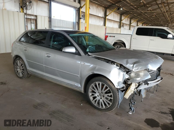 2008 Audi A3 with VIN WAUNF78P88A086045, listed as a Copart auction lot 41452005 with 99,743 mi miles and Salvage Title. Bid and sale history available at carsss.com. Image 4.
