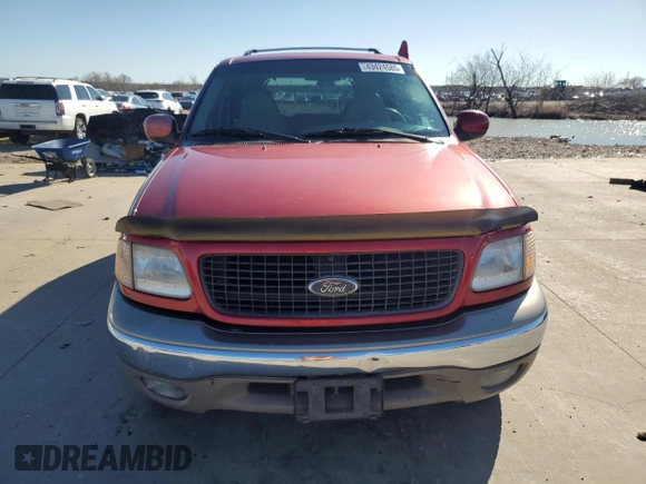 2001 Ford Expedition Eddie Bauer with VIN 1FMRU17L11LB28163, listed as a Copart auction lot 43424585 with 220,543 mi miles and Salvage title. Bid and sale history available at DreamBid. Image 5.