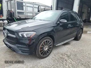 2021 Mercedes-Benz GLE 580 with VIN 4JGFB8GB8MA428825, listed as a Copart auction lot 74134864 with Not provided miles and Salvage title. Bid and sale history available at DreamBid. Image 1.